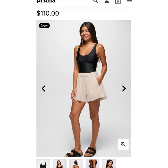 NWTS PrAna Women’s Mallorca One Piece Swimsuit / Size-Medium - Picture 13 of 16